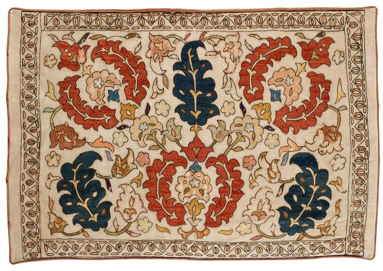 AN OTTOMAN FLORAL HANGING PANEL, TURKEY, 19TH CENTURY