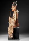 A LARGE WOODEN FIGURE, CHINA, MING PERIOD (1368–1644)