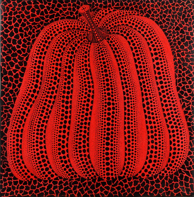 YAYOI KUSAMA, PUMKIN (RED & BLACK)