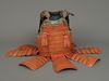 A GOLD LACQUER JAPANESE SUIT OF ARMOUR (YOROI), LATE EDO PERIOD