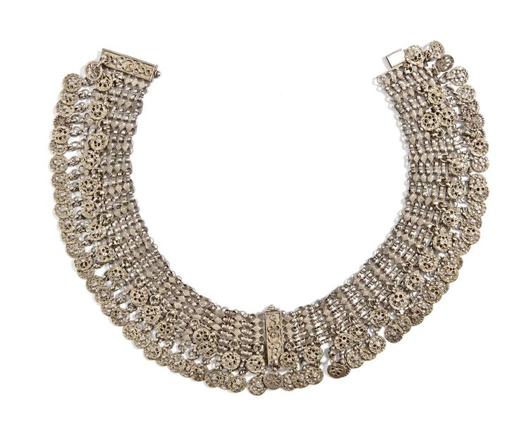 AN OTTOMAN SILVER BELT, 19TH CENTURY