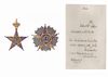 A FIRST CLASS SET OF ROYAL ORDER OF ISMAIL ISSUED BY EGYPTIAN KING FAROUK I,  LATTES OF CAIRO 1357 AH/1939 AD