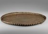 A LARGE PERSIAN BRONZE TRAY, ZAND DYNASTY,1800
