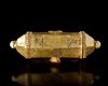 AN ISLAMIC GOLD TALISMAN HOLDER, SELJUK, 12TH-3TH CENTURY