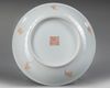 A SMALL CHINESE PLATE, 19TH-20TH CENTURY
