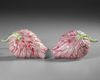 A PAIR OF CHINESE FAMILLE ROSE 'LOTUS' CUPS, 19TH-20TH CENTURY
