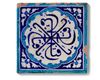 TWO MULTAN POTTERY TILES, LATE 19TH CENTURY