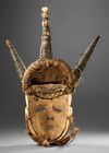 PENDE MASK WITH HORNS ( MBUYA )