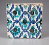 AN OTTOMAN IZNIK POTTERY TILE, DAMASCUS, 18TH CENTURY