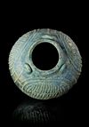 A LARGE UMAYYAD TURQUOISE-GREEN GLAZED JAR, MESOPOTAMIA, 7TH-8TH CENTURY