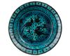 A RAQQA TURQUOISE-GLAZED POTTERY DISH, SYRIA, EARLY 13TH CENTURY