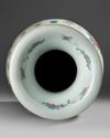 A LARGE CHINESE FAMILLE ROSE 'HUNDRED ANTIQUES' VASE, 19TH CENTURY