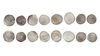 JANIDS, JANI MUHAMMAD KHAN, EIGHT SILVER COINS, DATED