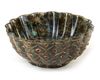 AN INDIAN GREEN RIBBED BOWL, INDIA, CIRCA 1900