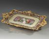 A FRENCH GILT ENAMEL CHAMPLEVÉ DRESSER STAND, 19TH CENTURY