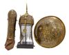 PERSIAN QAJAR-ZAND ERA ARMOUR SET (HELMET, SHIELD & ARMGUARD)