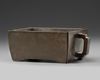 A Chinese bronze rectangular censer