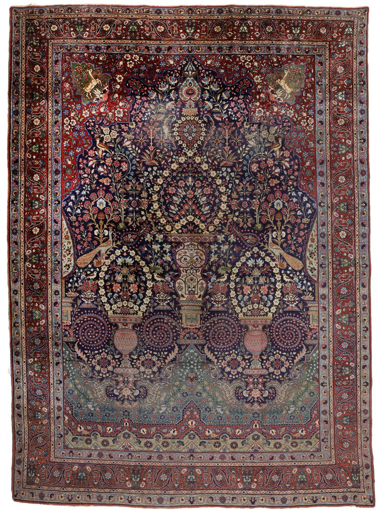 A PERSIAN TAHRAN CARPET