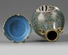 A Chinese cloisonné enamel 'Islamic market' vase and stand