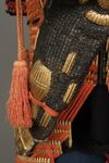 A GOLD LACQUER JAPANESE SUIT OF ARMOUR (YOROI), LATE EDO PERIOD