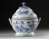 A CHINESE BLUE AND WHITE COVERED TUREEN, 18TH CENTURY