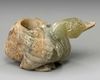 A CHINESE JADE DUCK  WATER POT, SONG DYNASTY (960-1279)