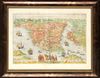 AN ANTIQUE BIRD’S-EYE MAP OF CONSTANTINOPLE, BRAUN & HOGENBERG, 1582
