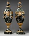 A PAIR OF MARBLE CASSOLETTES, FRANCE, 19TH CENTURY