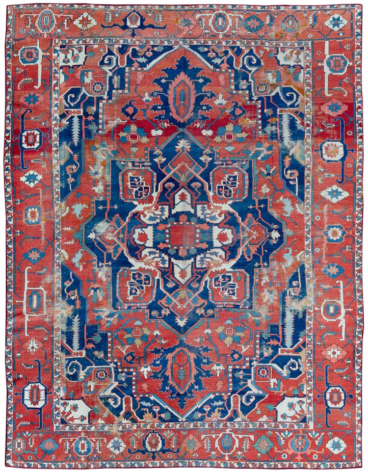 A HERIZ SERAPI CARPET, 19TH CENTURY