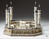 A RARE EBONY WOOD AND IVORY MINIATURE OF THE KAABA