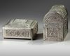 TWO HISPANO-MORESQUE-STYLE ELECTROTYPE BOXES