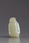 A Chinese jade carving of a monkey and young