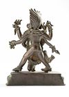 TIBET, FIGURE OF VAJRAPANI WITH SHAKTI.19TH CENTURY: