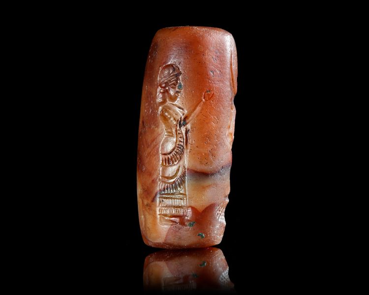 A CYLINDER SEAL, 7TH-8TH CENTURY BC
