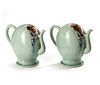A PAIR OF CELADON-GLAZED ‘CADOGAN’ WINE POTS, QING DYNASTY (1644-1912)