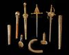 A GROUP OF FIFTY TWO TOLEDO DAMASCENED WARE ITEMS SPAIN, LATE 19TH CENTURY