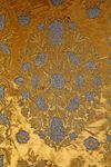 AN OTTOMAN YELLOW SILK WRAPPING CLOTH BOHCA,19TH-20TH CENTURY