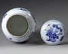 A CHINESE BLUE AND WHITE JAR AND COVER, QING DYNASTY (1644–1911)