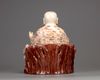 A CHINESE ENAMELLED FIGURE OF HESHENG BUDAI