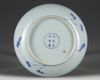 A Chinese blue and white 'ladies' dish