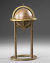 A PERSIAN ENGRAVED BRASS CELESTIAL GLOBE, 19TH CENTURY