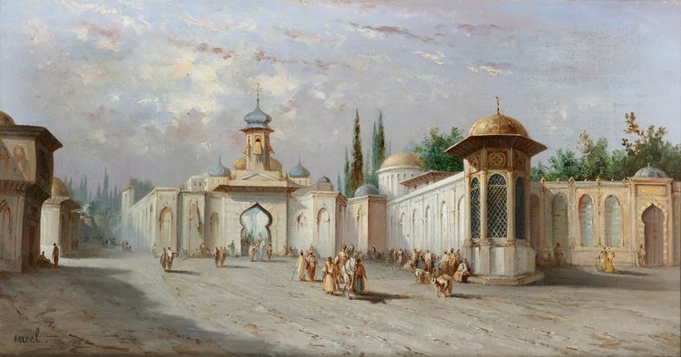 A PAINTING OF NORTH AFRICA, BY INOEL