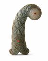 A MUGHAL JADE DAGGER HILT