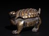 A CHINESE BRONZE TORTOISE CONTAINER