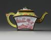 A Chinese painted enamel teapot