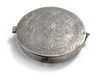 A SILVER TALISMANIC BAJUBAND 'ZODIACS' BOX, PERSIA, 18TH CENTURY
