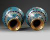 A PAIR OF CHINESE CLOISONNÉ VASES, 19TH CENTURY