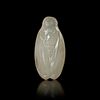 A ROMAN CHALCEDONY AMULET IN THE FORM OF A CICADA, 1ST CENTURY AD