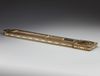 AN OTTOMAN WOODEN MOTHER-OF-PEARL AND IVORY INLAID BAROMETER,1297 AH/1879 - 1880 AD