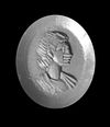 A NICOLO INTAGLIO WITH THE PORTRAIT OF A YOUNG MAN, 4TH CENTURY AD